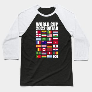 World Cup Qatar 2022 Nation Baseball T-Shirt